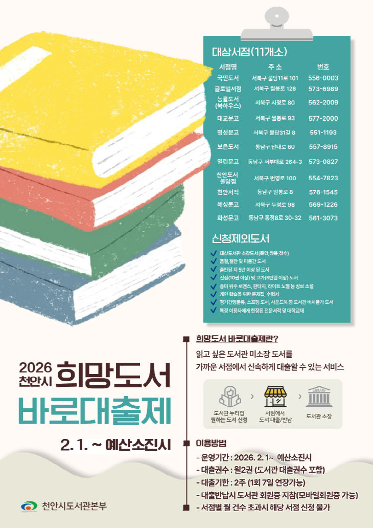 도서관정책과(희망도서바로대출에 홍보문)