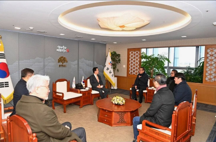 충청남도 도지사 면담사진 (1)