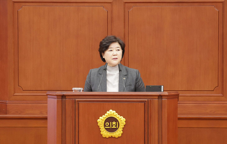 제292회 임시회 제3차 본회의 안경자 의원 5분자유발언-1