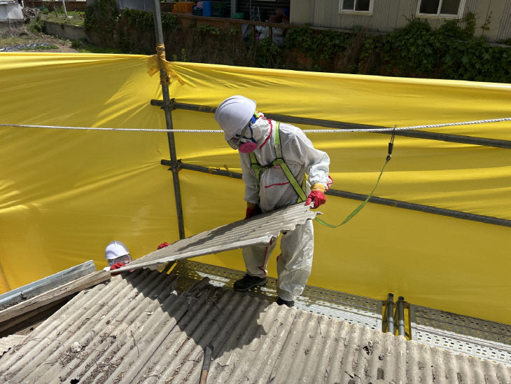 슬레이트 철거 지원 관련 사진 (1)