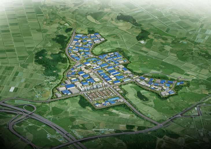 장성나노산업단지 조감도]