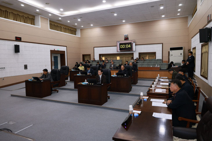 금산군의회 올해 첫 임시회 개최