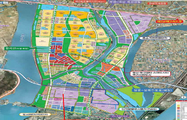 에코델타시티 기회발전특구 위치도