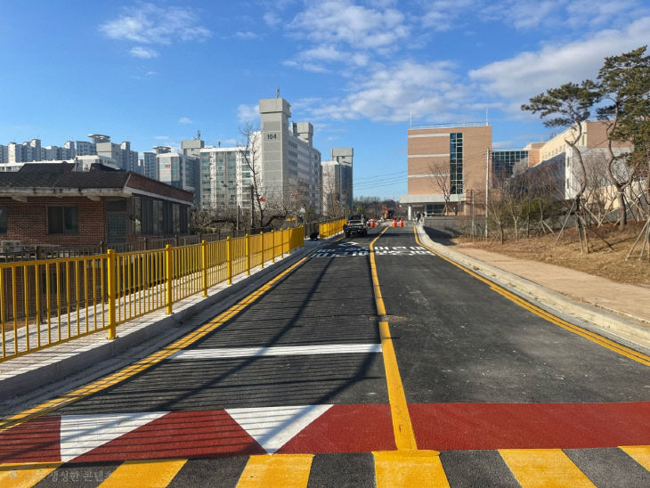 온양 소로 1-52호(천우물초) 개설공사 준공 및 개통!