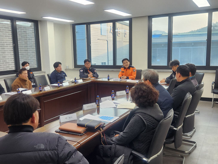 태안소방서장 주관 태안농공단지 화재안전 간담회