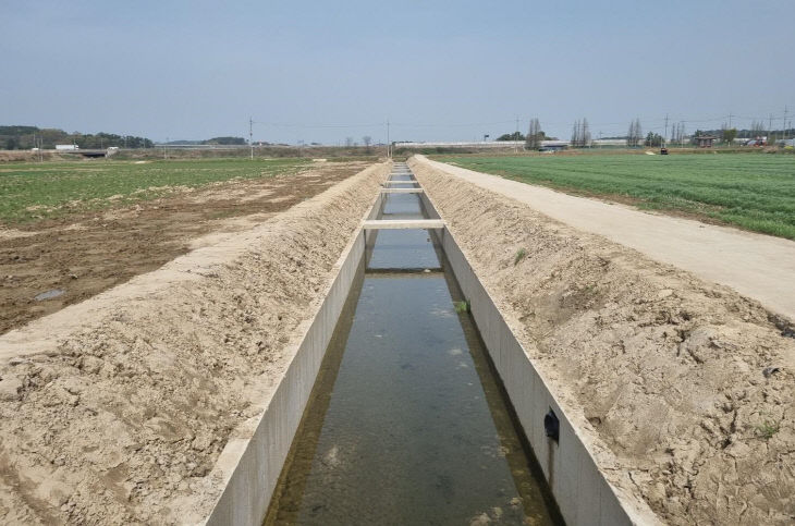 정비에 136억 투입(배수로 공사 후 자료사진)