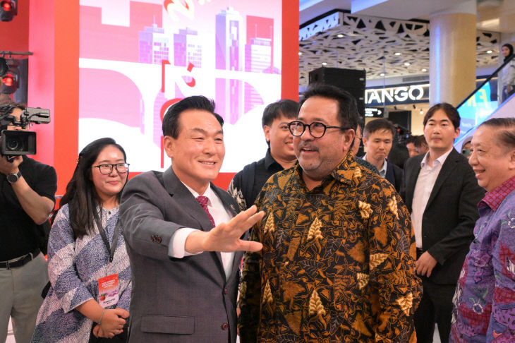 백성현 논산시장과 라노카르노 자카르타 부주지사