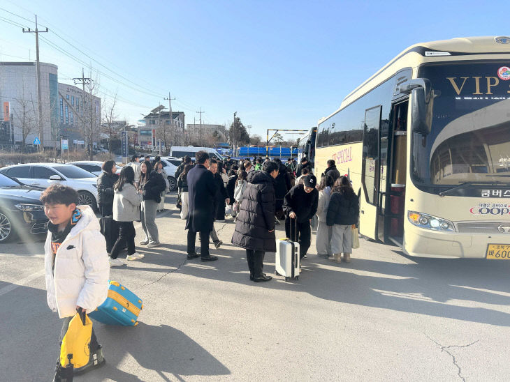 2박3일 스키캠프 마무리 도착