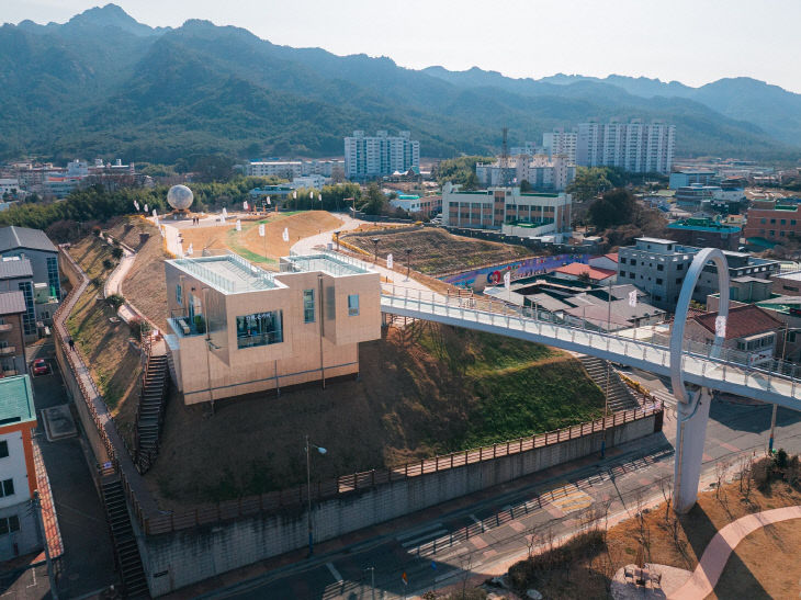 영암군 달맞이공원과 카페 은가비