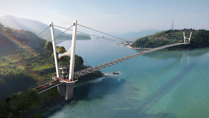 삼천포 무지개빛 생태탐방로 조성사업 조감도