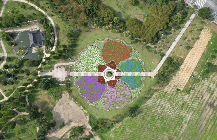 황성공원 빛누리정원에 무궁화 동산 조성