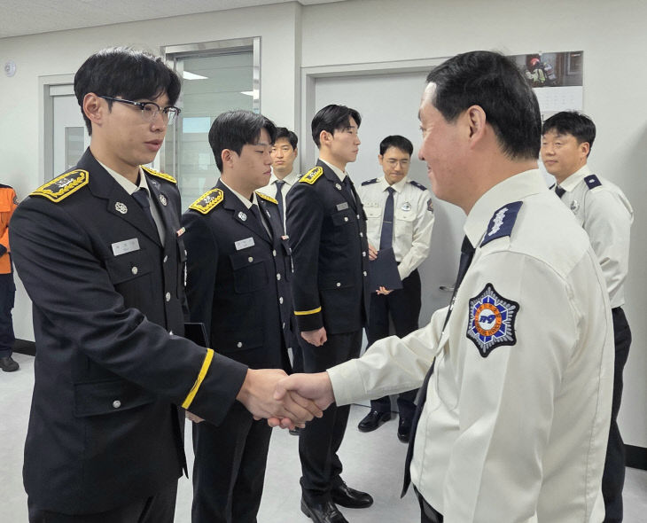 금산소방서 신임 소방공무원 임용식