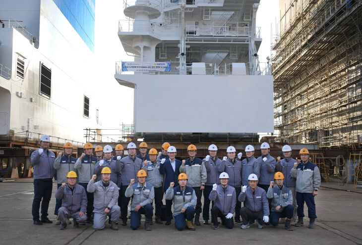 (사진) HJ중공업-대선조선 단체사진