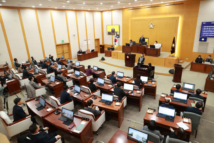 제300회 임시회 폐회사진