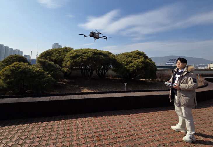 드론 촬영 사진(건설과 실무관)