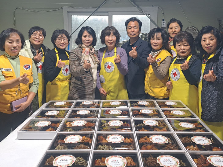 불정면적십자봉사회, 사랑의 반찬 나눔 봉사