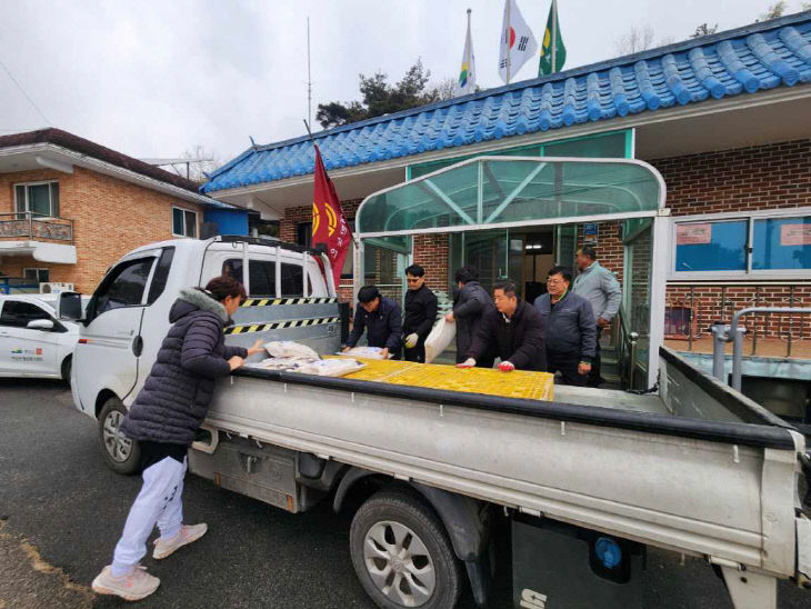 18.㈜녹수 설 맞이 저소득층 쌀 전달 관련 사진