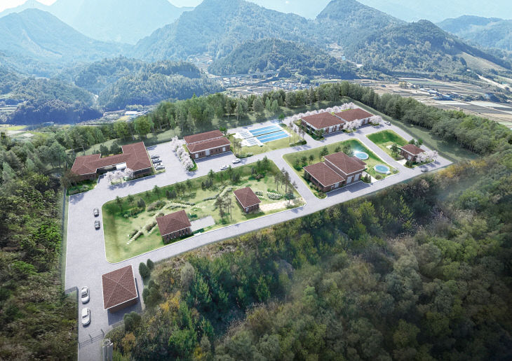 산청생초 통합정수장 증설 조감도