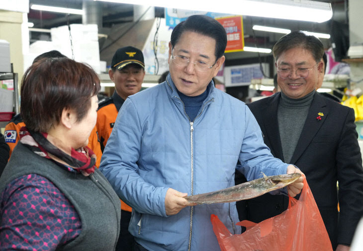 설 명절 맞이 전통시장 현장 방문(광양 중마시장)4