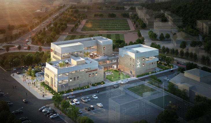 청양행복누리센터 조감도