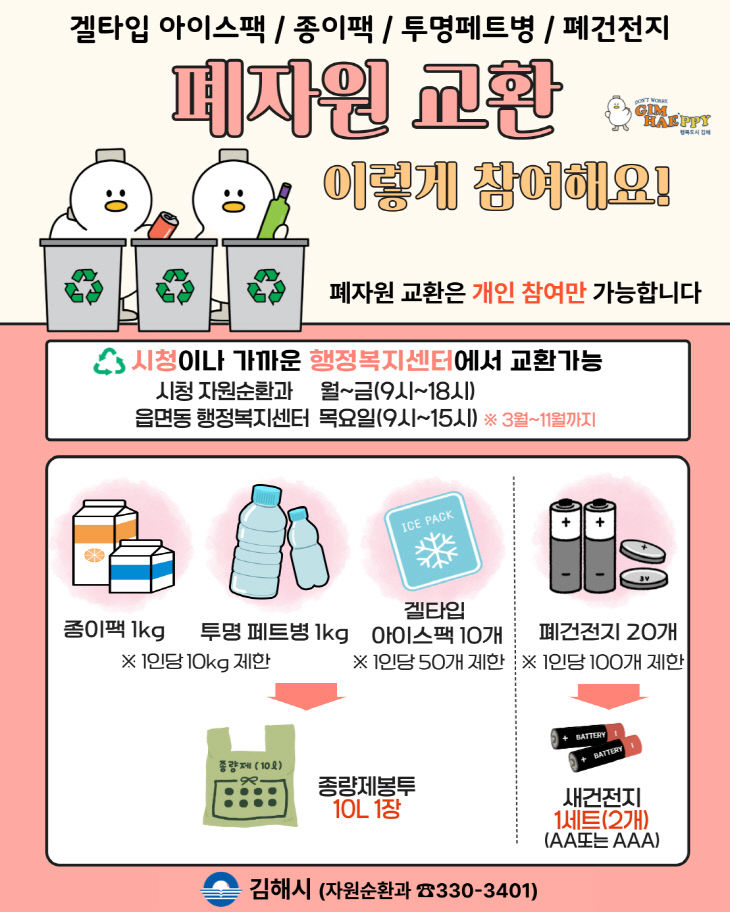 2.19(김해시  2026년 폐자원 교환사업 본격 운영)1
