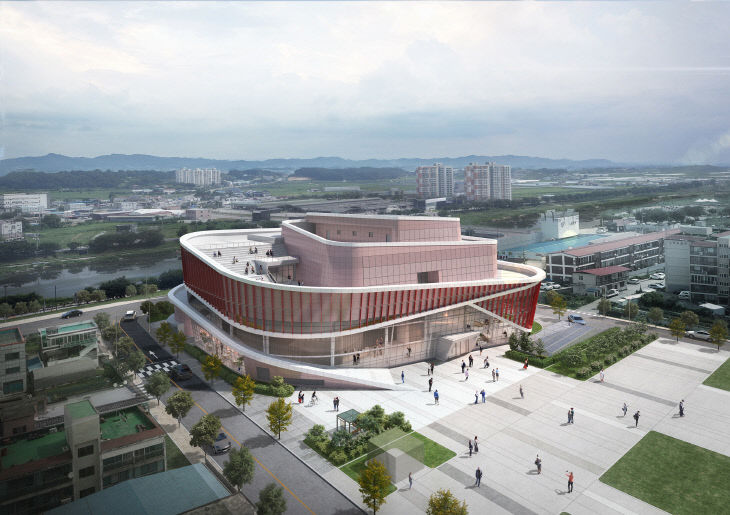 진천문화예술회관 조감도