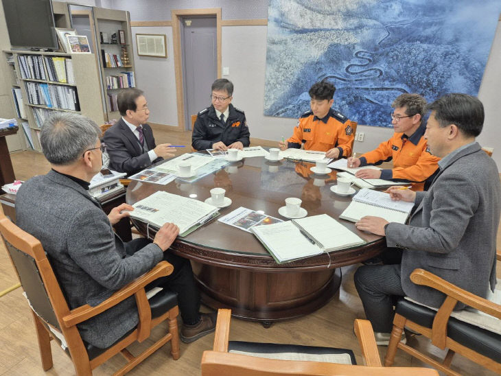 보도 2) 폐기물처리업체 소방안전대책 회의