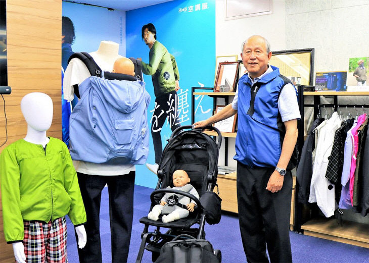 일본의 공기조절 옷(空調服), 여름 필수품으로 자리잡다1