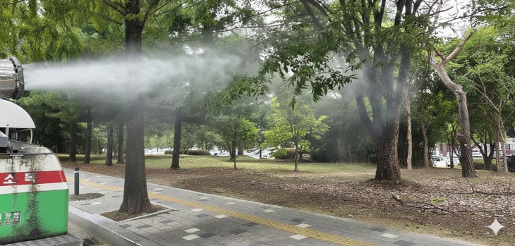 감염병대응센터(방역 모습)