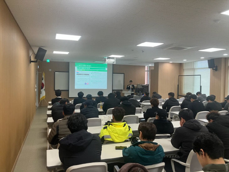 환경미화원 교육 사진