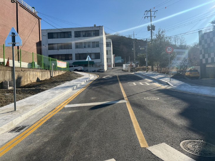 온양 소로 2-86호 개통