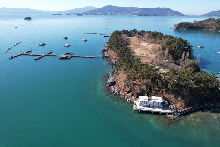 사천시 비토해양낚시공원 전경