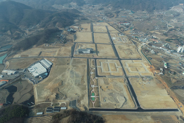 음성 용산산업단지 전경.(음성군 제공)