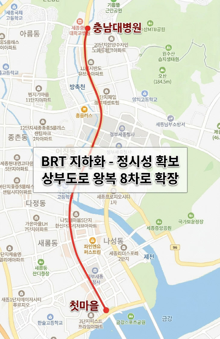 BRT map