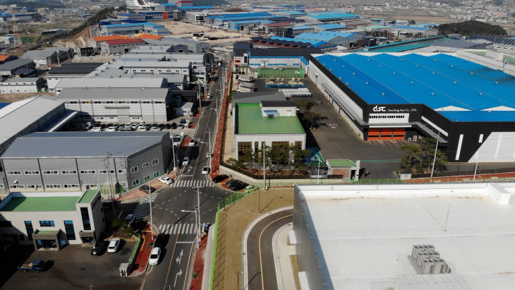 경주시 외동 산업단지 전경