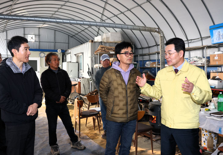 스마트팜 농업인 하우스 현장 방문 애로사항 청취