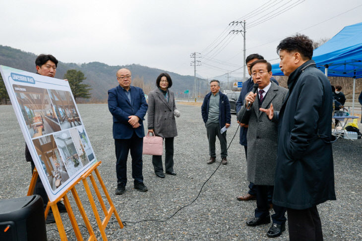 도지사 대형 농특산물 판매장 건립 예정지 방문(1)