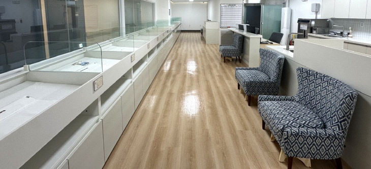 공공산후조리원 4호점 신생아실 모습