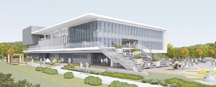 '산업단지 청년복합문화센터' 조감도.(음성군 제공)