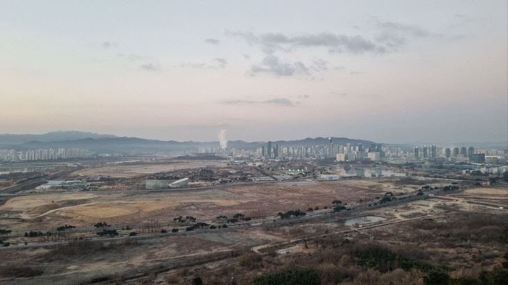국가상징구역 전경(전월산)