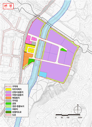 전동산단계획도면(현재)