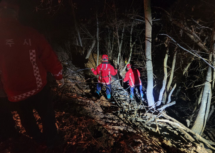 야간산불 대응반 자료사진