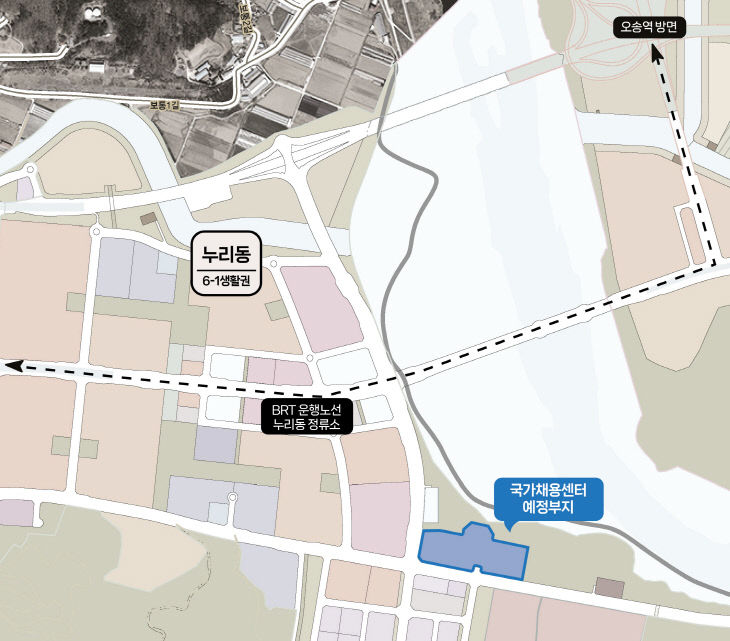 국가채용센터 위치도