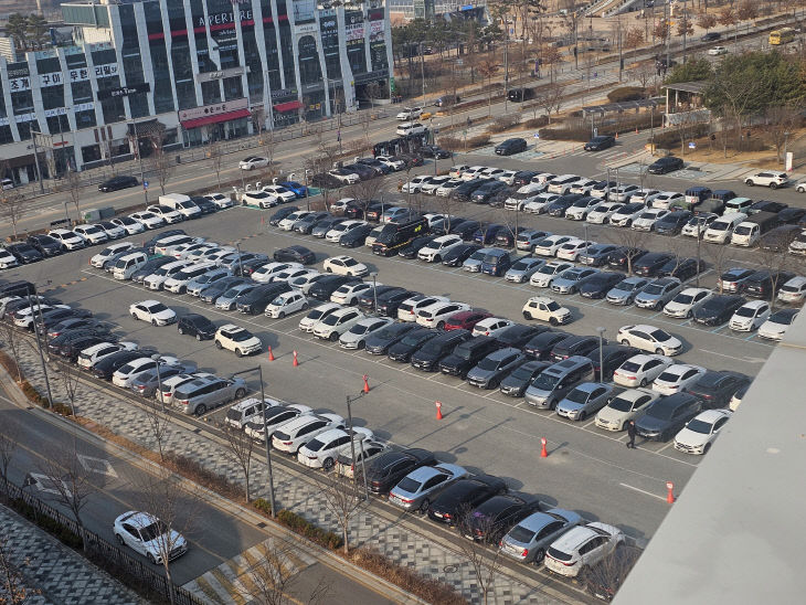 세종시청 주차장