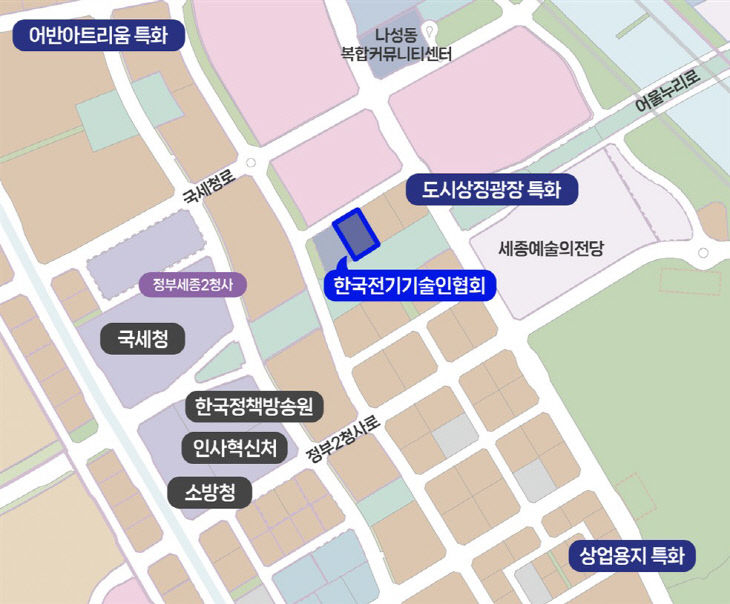 전기기술인협회 위치도