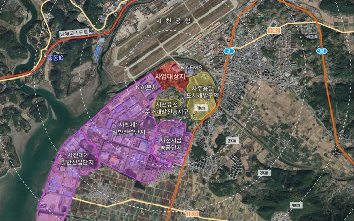 항공MRO 산업단지 준공 - 위치도