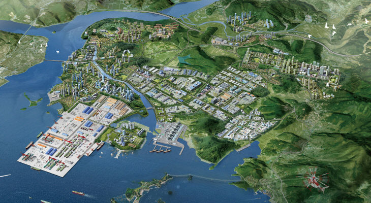 경제자유구역 조감도