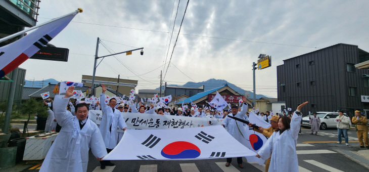 107년 전 그날의 함성 온양초교서 재현(2)