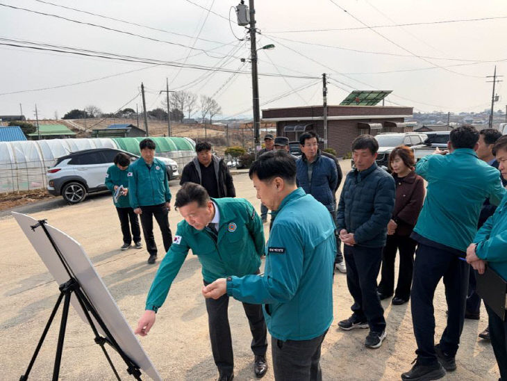 1.예산군수 사업장 현장답사 모습