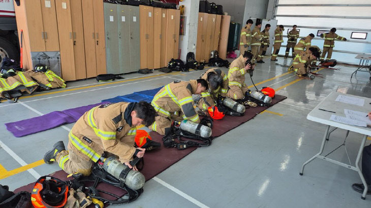 상반기 소방전술훈련평가 실시